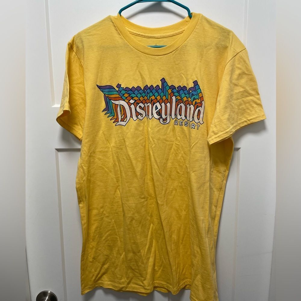 Yellow Disneyland Resort Tee NWOT